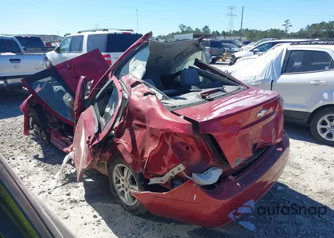 2012 Chevrolet Sonic 1Ls from USA, damaged, VIN 1G1JB5SH3C4186833